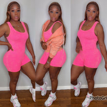 Load image into Gallery viewer, Pretty Pressure Bodysuit- Neon Fushia
